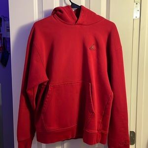 Red Jordan Logo Hoodie - Medium